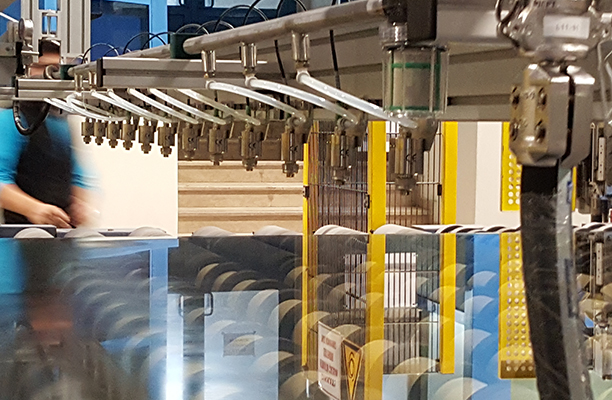 Système de revêtement de verre plat AutoJet