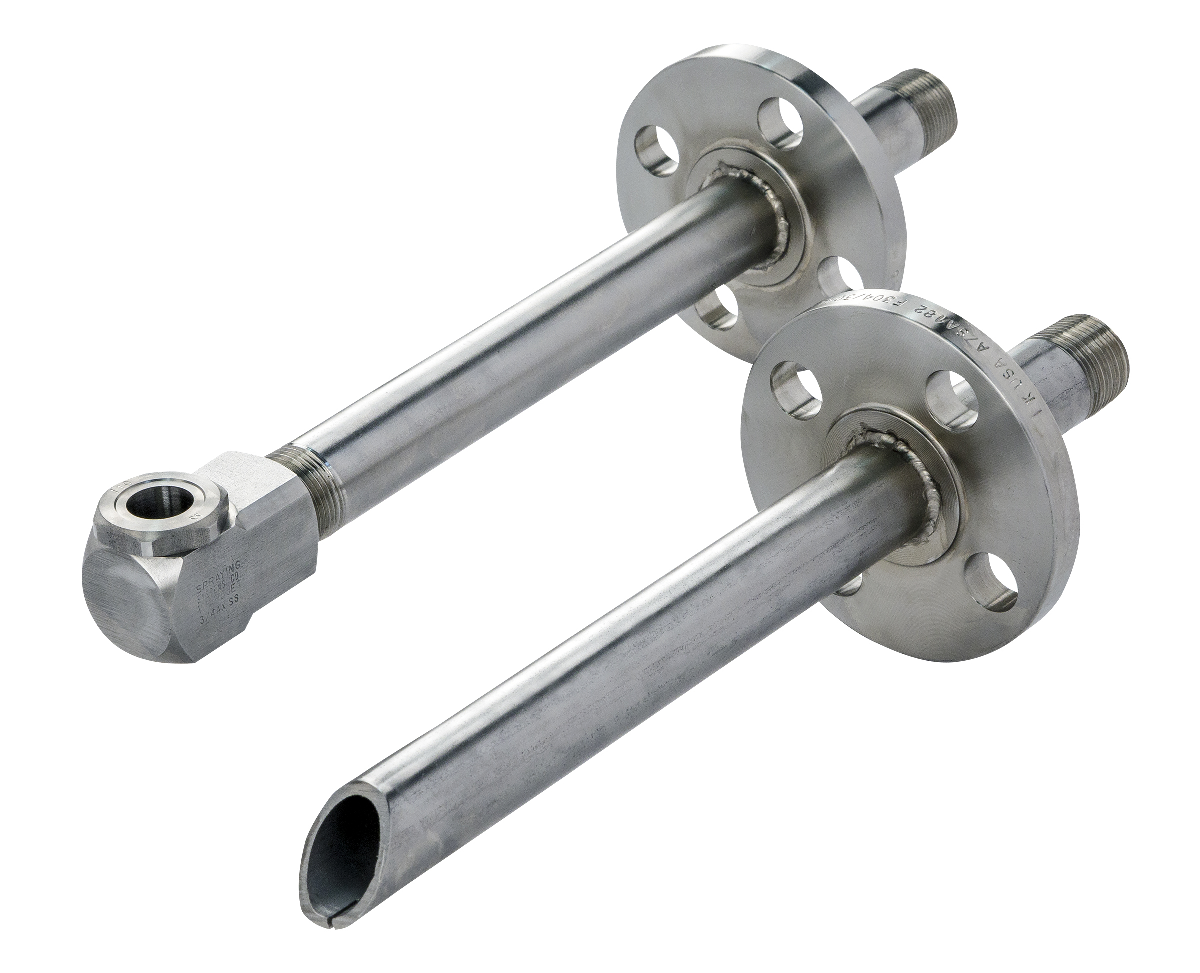 Injecteur et plume côte à côte