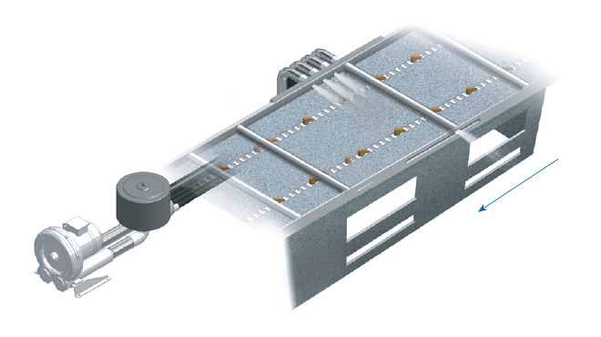 Application de soufflage pour le processus de fabrication de tubes