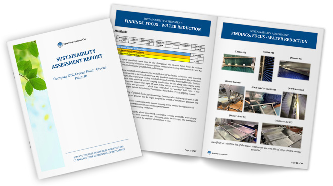 couverture et pages intérieures du rapport de durabilité