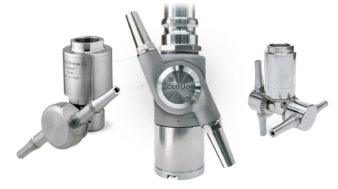 tank cleaning nozzles for breweries