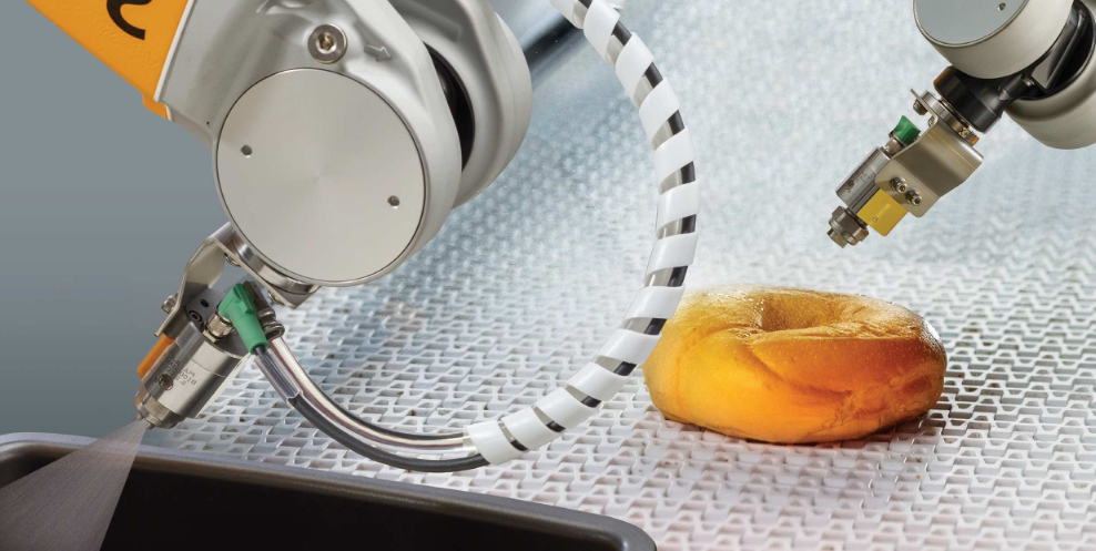 Ciambella di spruzzatura robotizzata