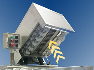 レトルトパウチ用水切りユニット細部