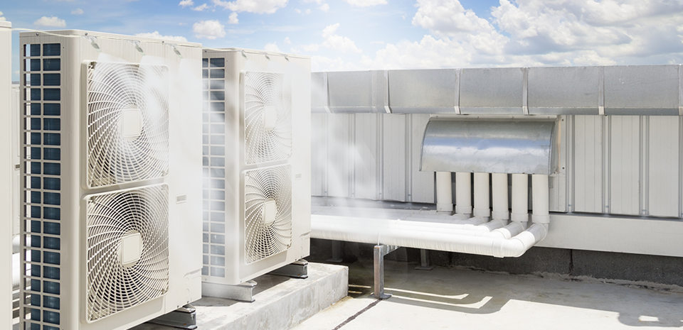 室外機のミスト冷却