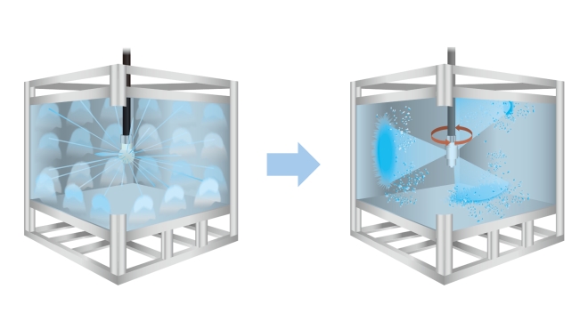 タンク洗浄ノズルの見直し