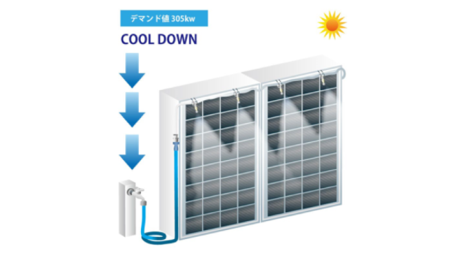 水道接続型ミストキットで夏の室外機冷却の事例
