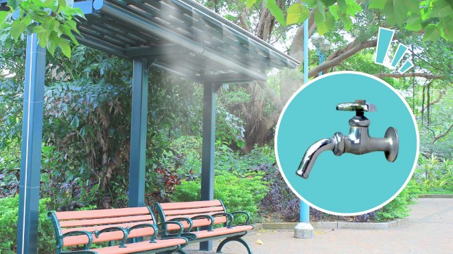 水道接続型ミストキット