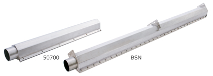 スリットエアーノズルステンレスシートタイプ