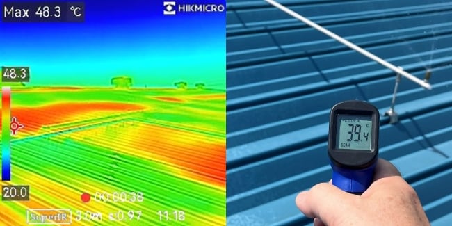 効果検証：散水前