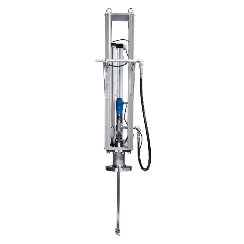 シリンダー式のタンク洗浄昇降装置