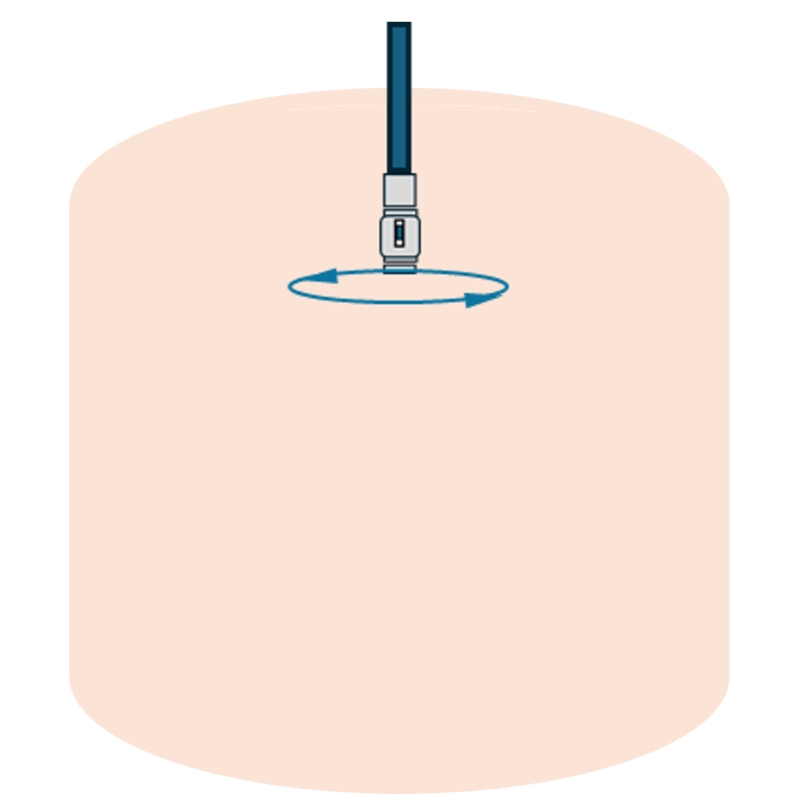 二次元回転式タンク洗浄ノズル