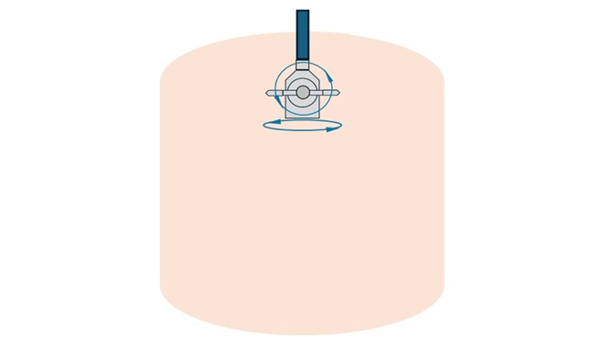 三次元回転式タンク洗浄ノズル