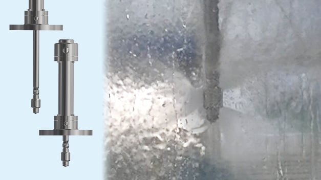 水圧昇降式タンク洗浄システム