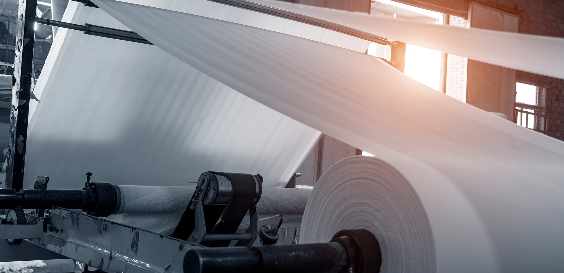 ream of paper at paper mill