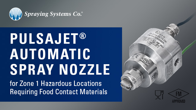 PulsaJet Automatic Spray Nozzle bulletin B732A