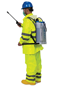 FDS-BP4를 사용하는 ppe의 작업자