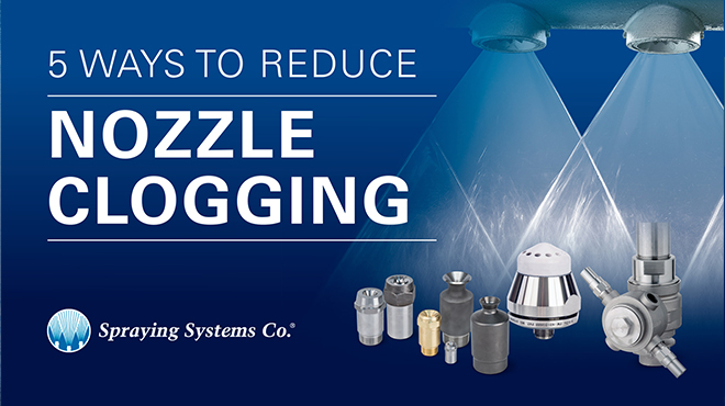 grouping of spray nozzles and tank cleaning products