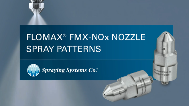 Video: FloMax FMX-SCR Nozzle Spray Patterns | Spraying Systems Europa
