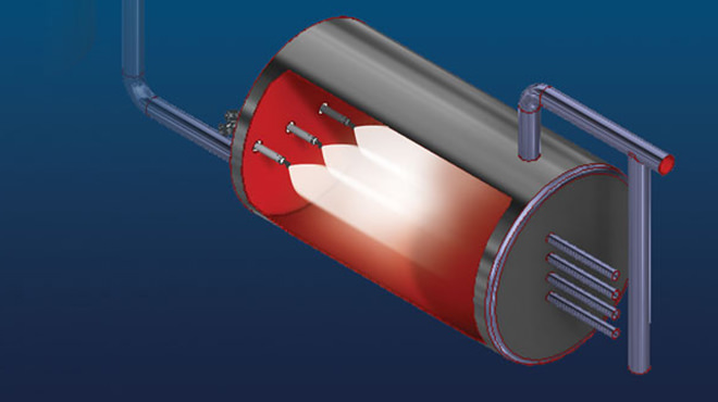 Sulfur nozzle in tank