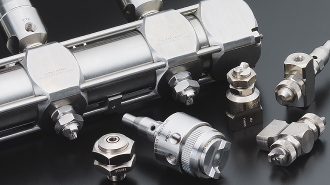 air atomizing nozzles multiple types