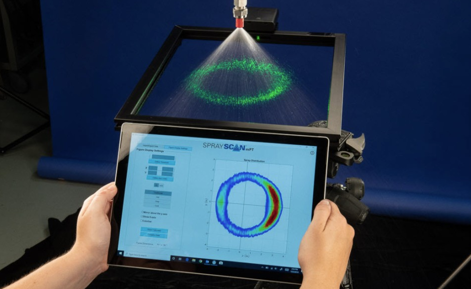 Spray analysis machine learning