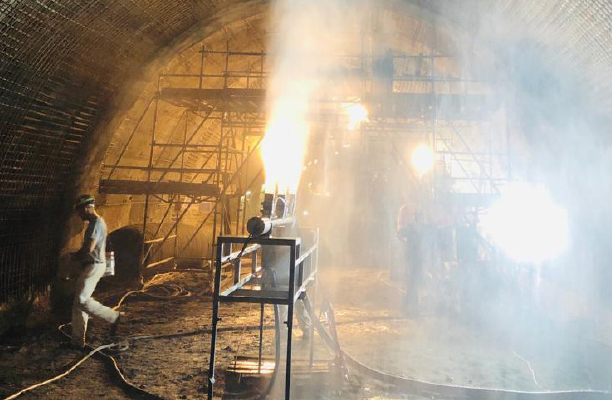 Automated Humidification System in tunnel
