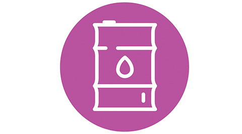 line drawing of a chemical container