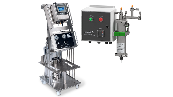 AccuCoat heated spray system