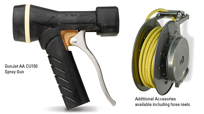 GunJet CU150 with hose reel