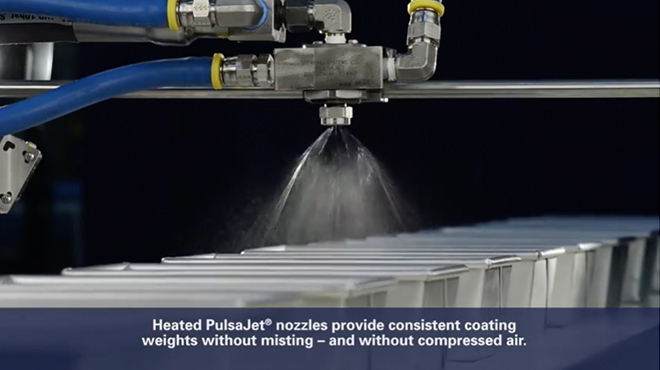 Pan Lubrication with PulsaJet Spray Nozzles