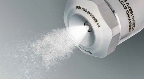 Industrial Spray Drying Nozzle spraying
