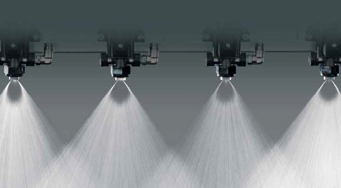 Header spraying