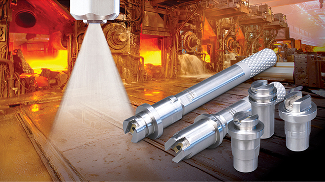 descalejet ultra nozzles in steel plant