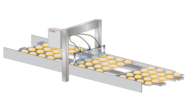 Spraying bread application