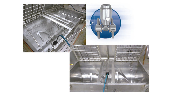 Tank cleaning application