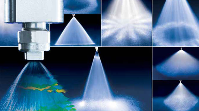 Spray flow rates